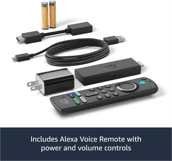 Dispositivo de streaming Fire TV Stick 4K Max con Wi-Fi 6 y control remoto por voz Alexa (incluye controles para la televisión)