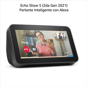 Echo Show 5 (2da Gen) Pantalla Inteligente HD, Alexa y Cámara de 2MP
